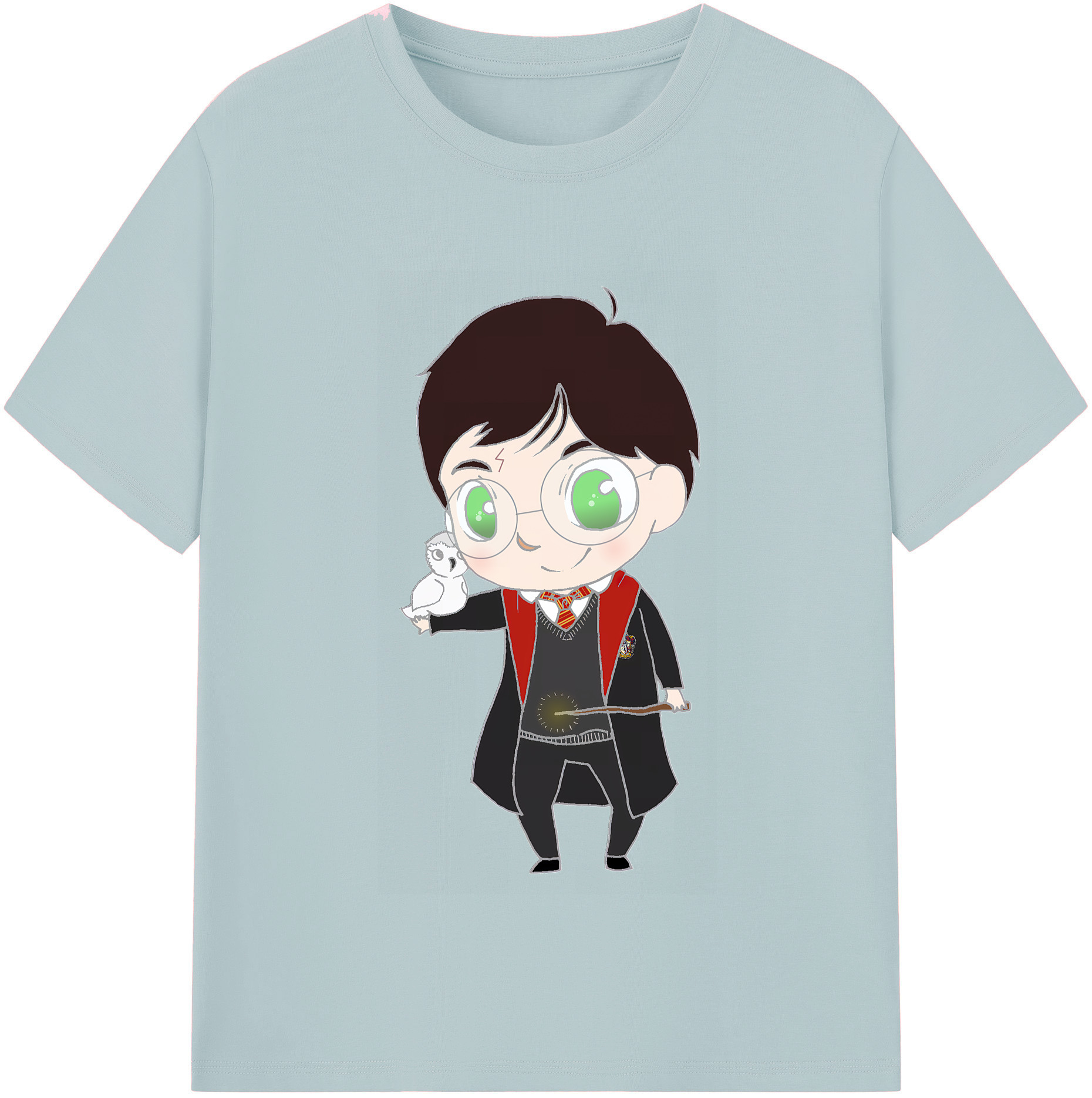 （画像用） Harry Potter ハリー・ポッターシリーズ 綿100％半袖Tシャツ（フロントプリント）